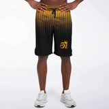 BZ Men's Gold Basketball Shorts
