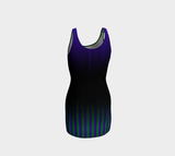 Black Haze Bodycon Dress - Reversible
